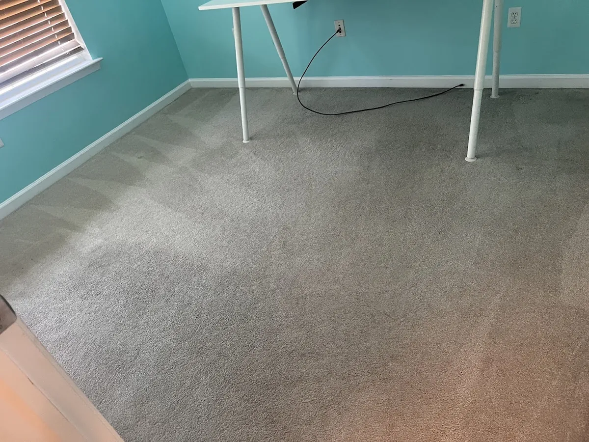 Bedroom carpet cleaned ahead of a home sale